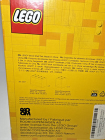 NEW IN BOX / Room Copenhagen LEGO Brick Shelf Set (2 Pcs) / Color = White