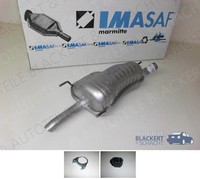 Imasaf Auspuff Endtopf für Opel Zafira 2.0 DTI 16V/2.2 DTI 16V 74/92KW Steckv.