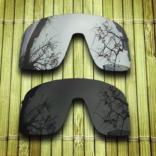Black Silver Replacement Lens for-Oakley Sutro Lite OO9463 Polarized