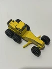 VTG 1994 Tonka Miniature Diecast Yellow Motor Grader Tractor 1:64 Scale 4" Truck
