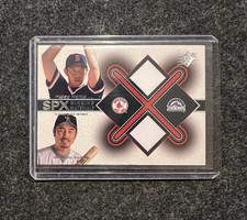2001 SPx - Winning Materials Jersey Combo Hideo Nomo, Masato Yoshii #HN-MY (MEM)