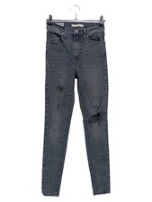 Jeans donna Levis distrutti 721 vita alta skinny grigio W26/34 XS