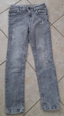 Primark*Jeanshose *Jungen Gr. 122*Jeans*Hose*Denim*Grau*Stretch*USED LOOK*SKINNY