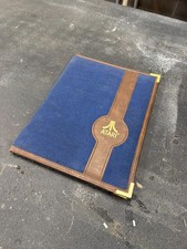 Vintage Atari Leather Suede Note Book Pad Fol...