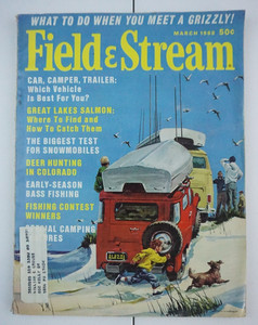 Field & Stream Magazine March 1968 ~ Fishing ~ Hunting