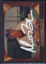 2004 BOWMAN HERITAGE MAHOGANY #205 MATT BUSH RC (AUTOGRAPH) #25/25 NM to NM-MT