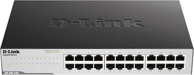 D-Link GO-SW-16G Gigabit Easy Ethernet Gigabit Desktop Switch, Schwarz