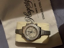 Technomarine Diamond Dial Watch Stainless Steel With Stainless Steel Band 35mm