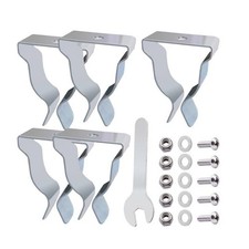 5Pcs Window Well Cover Clip Install Retaining Clip Egress Cover Spring Clip
