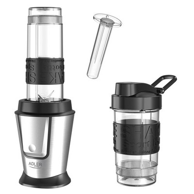 Adler Smoothie-Maker inkl. 2 Sportflaschen (570 ml, 400 ml) Standmixer AD 4081