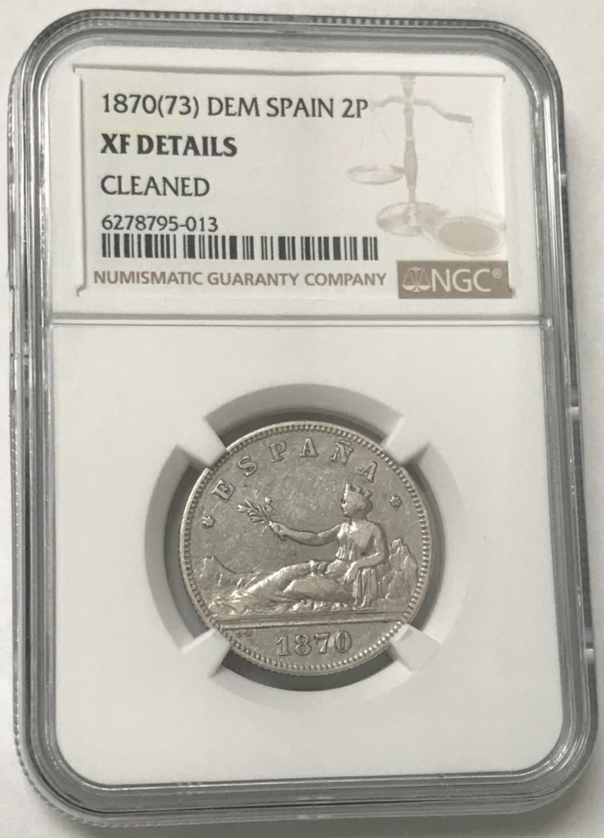 Peseta 1870 Year Spanish Coins for sale | eBay