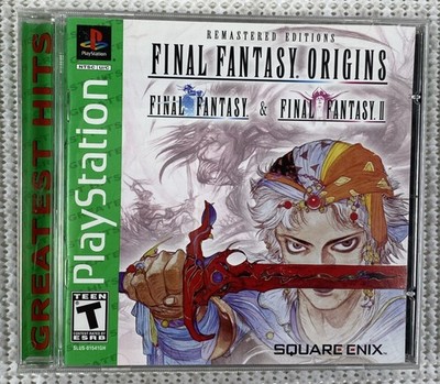 Final Fantasy Origins FF1 & FF2 Remastered PlayStation 1 PS1