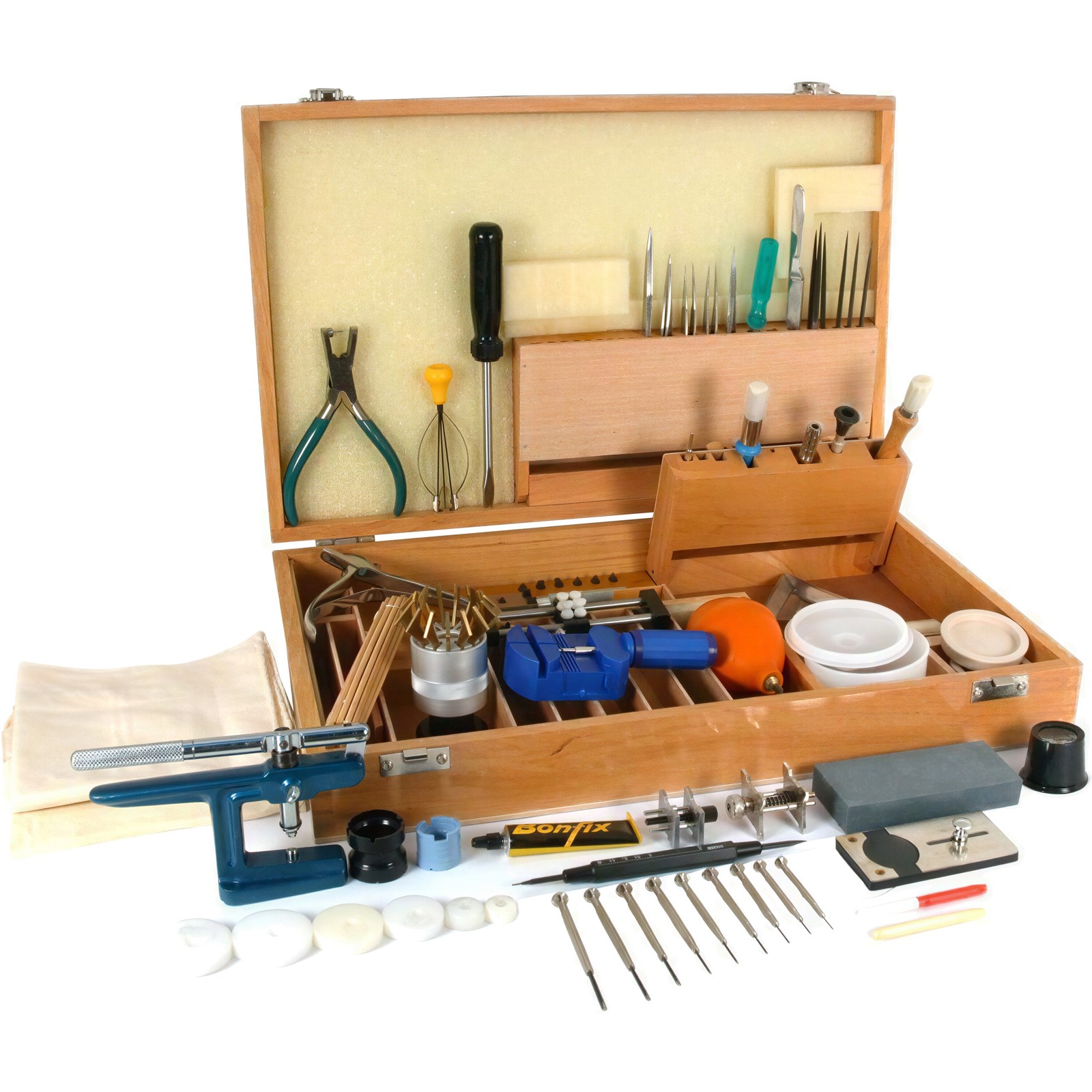 Watch Loading Tools 78pc Watch Tool Kit Watchmaker Watchmakers Repair Tools | eBay