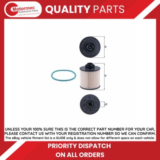 Fuel Filter fits PEUGEOT 3008 0U 1.6D 2.0D 2009 on Mahle 1643624980 1690642080 - Image 31