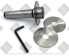 Slitting Saw Holder Arbor With 2 Extra Circular Saw Blade