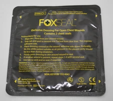 FOXSEAL, Chest Seal 2/Pack, Celox, First Aid
