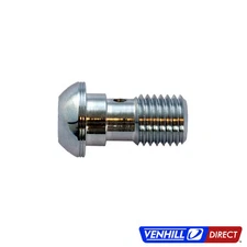 Banjo Bolt Single 5/16 BSF Chrome Plated Dome Head by Venhill