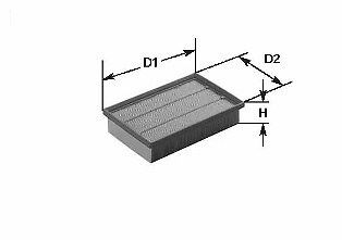 MA1083 CLEAN FILTERS Filtro aria per FORD