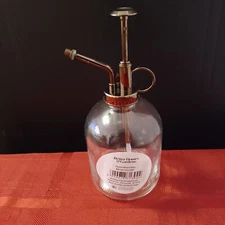 Better Homes & Garden  Plant Mister Clear Glass Spray Bottle Spritzer 7.7” New
