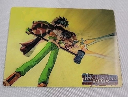 Thousand Arms - (Sony Playstation 1 PS1) - Completo - CIB pegatinas tarjeta coleccionable - Imagen 8 de 9