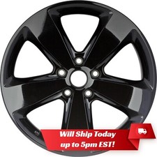 New 20 Gloss Black Alloy Wheel Replacement 2014 2015 2016 Jeep Grand Cherokee