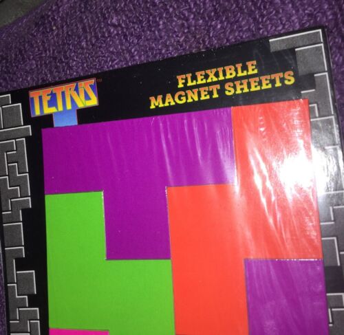 Caja de botín de hoja magnética flexible TETRIS 2017 febrero nueva sellada rara - Imagen 2 de 5