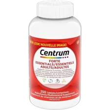 Centrum Forte Essentials Adult Multivitamin Multimineral Supplement Tablets 250