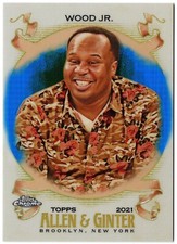 2021 Topps Allen & Ginter Chrome Blue Refractor ROY WOOD JR. 203 69/150 Comedian