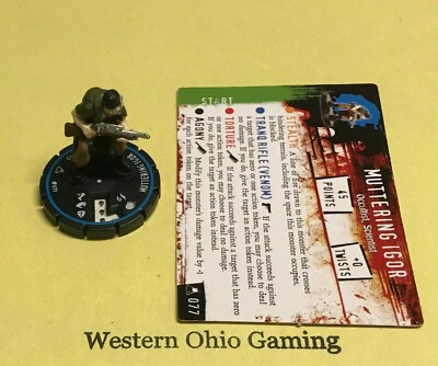Horrorclix Muttering Igor #077 Experienced USED The Lab Figure