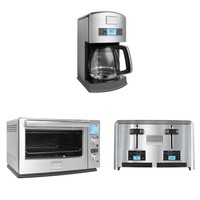 Frigidaire 12-cup Drip Coffee Maker + Convection Toaster Oven + 4 Slice Toaster on sale Frigidaire 12-cup Drip Coffee Maker + Convection Toaster Oven + 4 Slice Toaster on sale