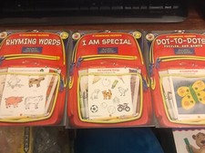 3 books Homework Helpers: Rhyming Words, I  m Special, Dot-to-Dot Puzzles, Games