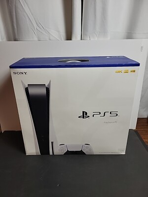  Box Only Sony Playstation 5 PS5 825GB 4K HDR Disc Version Model CFI-1215A Box 