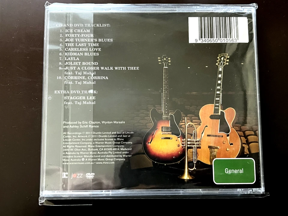 WYNTON MARSALIS & ERIC CLAPTON - PLAY THE BLUES (CD + DVD, 2011) EE46 - Image 2 of 4