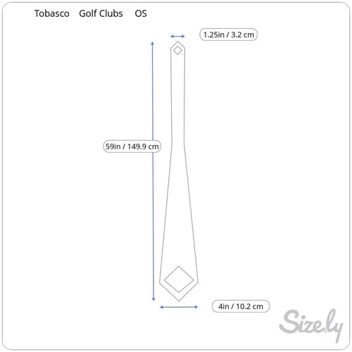 Palos de golf Tabasco con salsa picante negra de seda pimienta para hombre corbata cuello EE. UU. - Imagen 3 de 3
