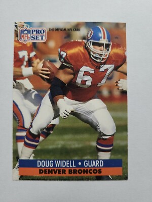 DOUG WIDELL 1991 PRO SET FOOTBALL CARD # 143 E7194