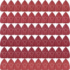50x Mouse Detail Sanding Sheets Hook Loop Sandpaper 60-220 Grit for Black+Decker