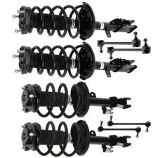 For 2008-2011 Toyota Highlander Front Rear Struts Sway Bars FWD