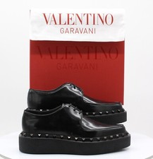 Valentino Garavani Ladies Rockstud M-Way Derby Leather Formal Lace Ups EU 38 UK