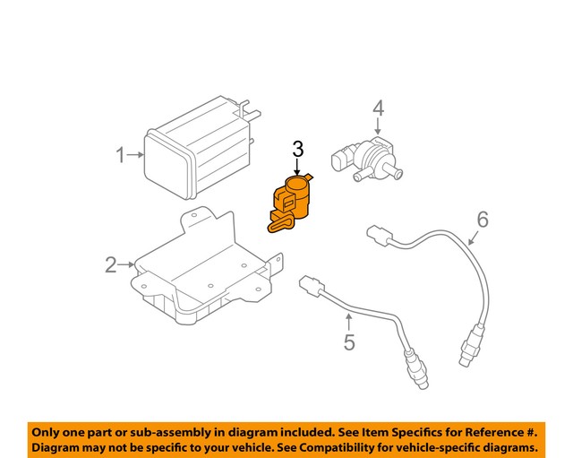 KIA OEM 1115 Sorento Vapor CanisterPurge Valve 314300W000 eBay