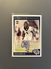 2024 Panini Score Football CAELEN CARSON RC AUTOGRAPH #368 Dallas Cowboys