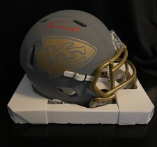 Trent McDuffie Signed Autographed Slate Mini Helmet Beckett COA Chiefs Auto