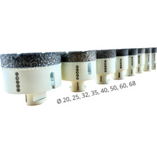 Fliesenbohrkronen Set Premium 8-teilig M14 f�...