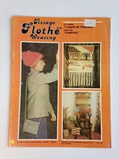 Flothe Weaving book 70's French & English Tissage Macrame hats ponchos wall art