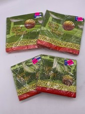 Harry Potter Birthday Party Decorations - 2 packs ea. of small/large napkins