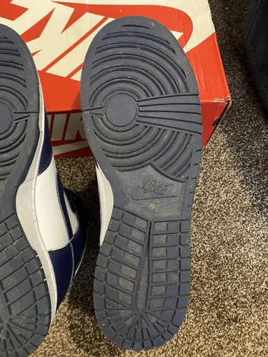 Nike Dunk High - Midnight Navy - Uk 10 - Eu 45 -us 11 - Picture 8 of 12
