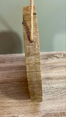 Large Rustic Boat Round Mirror Nautical Rope Wall Hanging Beach Seaside Decor - Picture 9 of 10