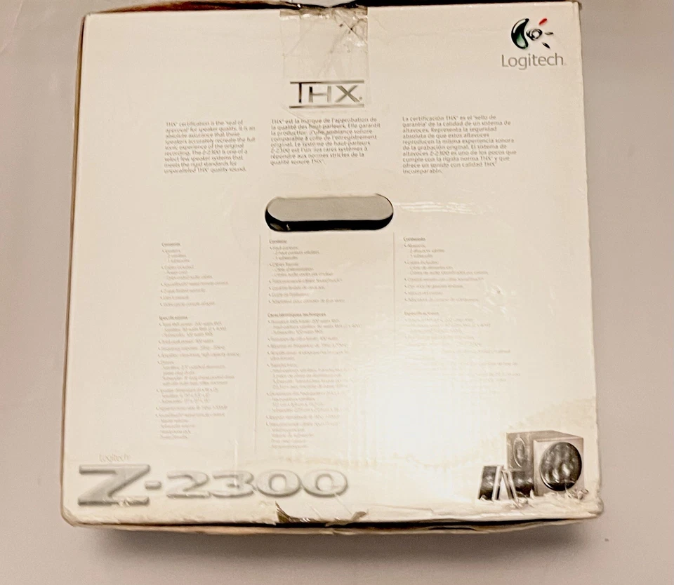 Logitech Z-2300 THX certified Computer Speakers (2004) New, Original Package - Image 4 of 4