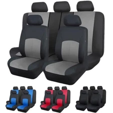 for TOYOTA Car Seat Covers Fabric Breathable Protectors Full Set Front Rear Pad