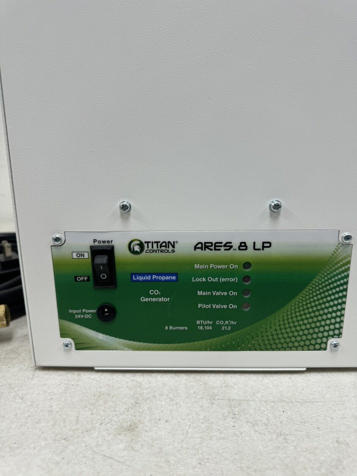 TITAN Controls Ares 8 - Eight Burner LP Co2 Generator 702865 for 