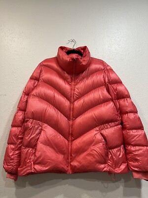 ATHLETA Lofty Down Puffer Jacket Full Zip Coat Jacket Size Large